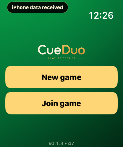 CueDuo на Apple Watch